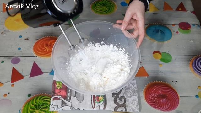 Крем из сливок и сметаны/Очень лёгкий/ нежный и вкусный//Թթվասերով և սերուցքով շատ թեթև և համեղ կրե