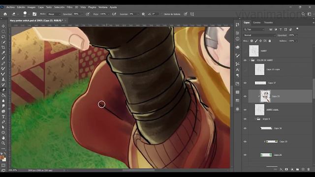 [Speedpaint] Harry Potter Catching The Snitch PART # 5