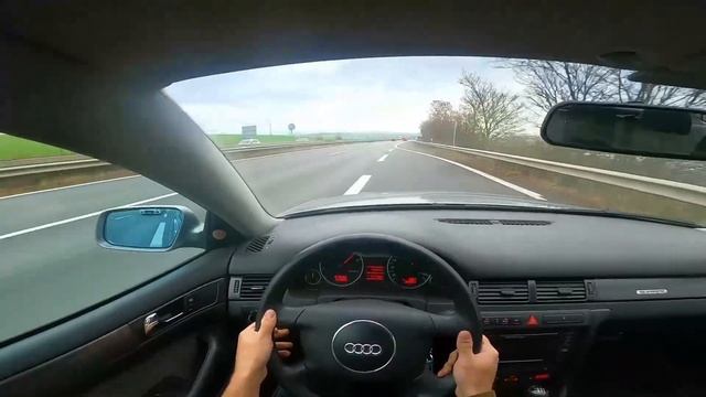 AUDI A6 C5 ALLROAD 2.7T 250PS  TOP SPEED on GERMAN AUTOBAHN  POV drive