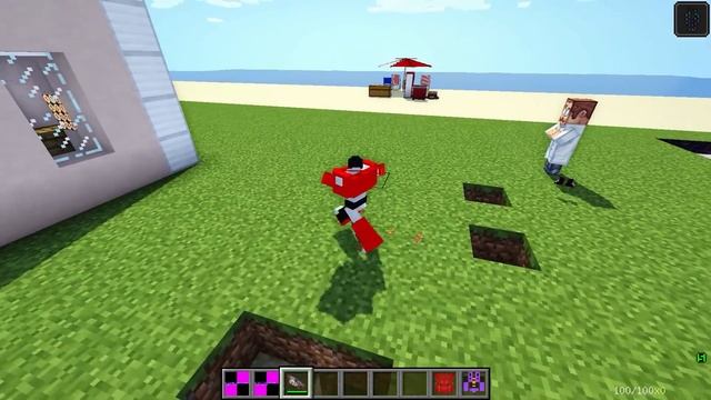 РЕБЕНОК И ДЕВУШКА АВТОБОТЫ ДОМ НУБА И ПРО ! МАЙНКРАФТ В РЕАЛЬНОЙ ЖИЗНИ ВИДЕО ТРОЛЛИНГ MINECRAFT