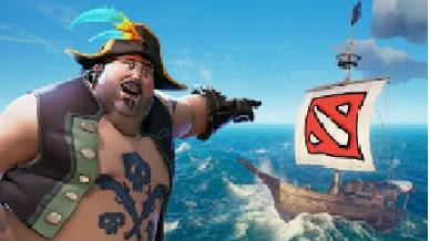 монтажик (Sea of Thieves и очень-очень мало Доты)