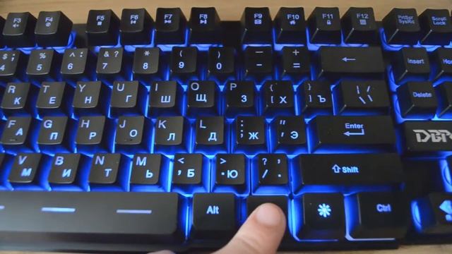 Игровая клавиатура DBPOWER с ПОДСВЕТКОЙ