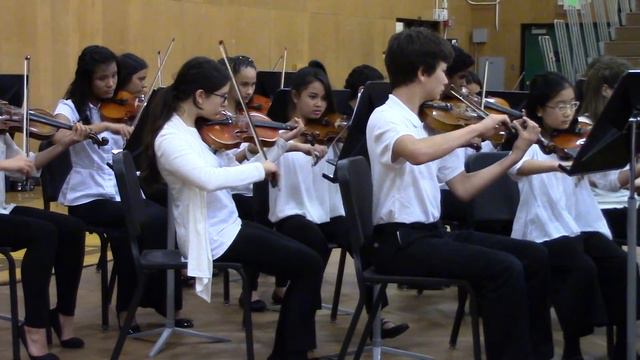2015 Middle School Honor Orchestra - Bach Country Fiddles