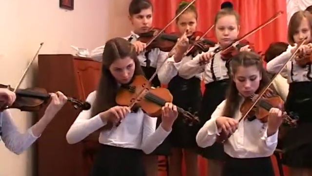 Ансамбль скрипалів старших класів Калуської ДМШ