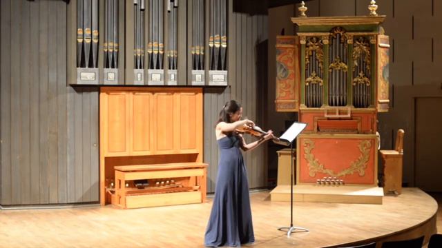 J.S. Bach Partita No. 2 In D Minor BWV 1004 For Violin Solo (IV. Gigue) Live In Paris