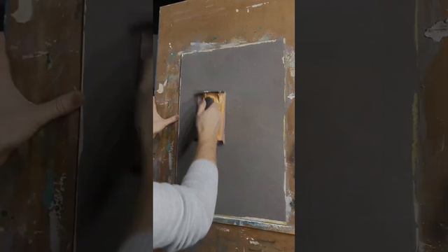 Нанесение Арт-бетон.