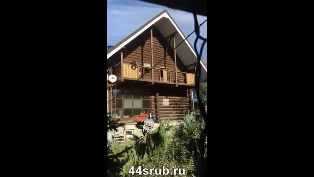 Возведение балкона на бревенчатом доме