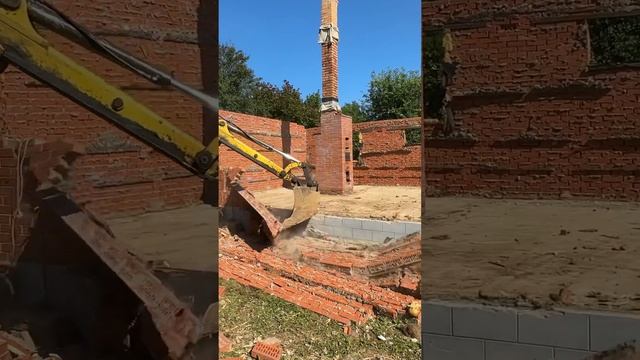 Демонтаж дома #демонтаж #снос #демонтаждома #разбордома #демонтажзданий #демонтажцена