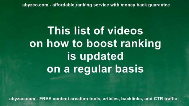 How To Improve SEO: Rank Higher On Google - Increase Search Engine Ranking - Website YouTube Videos
