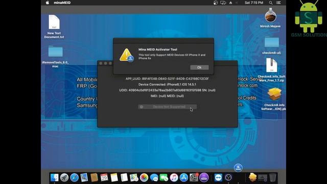 Apple MEID ICloud Bypass With A Signal & SIM Unlock IOS12 To 14.6 With Mina-EMC-iRemove-Checkm8 Inf