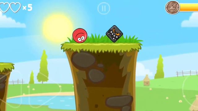 ШОК! Срочно смотреть всем! Красный Шарик против Чёрного Квадрата. Уровни 5-9