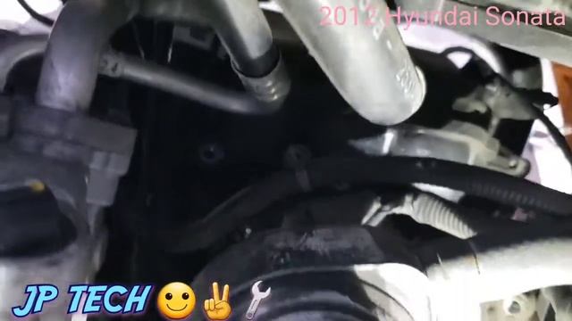 2009 - 2014 Hyundai Sonata Como Cambiar El Motor De Arranque O Estarter .