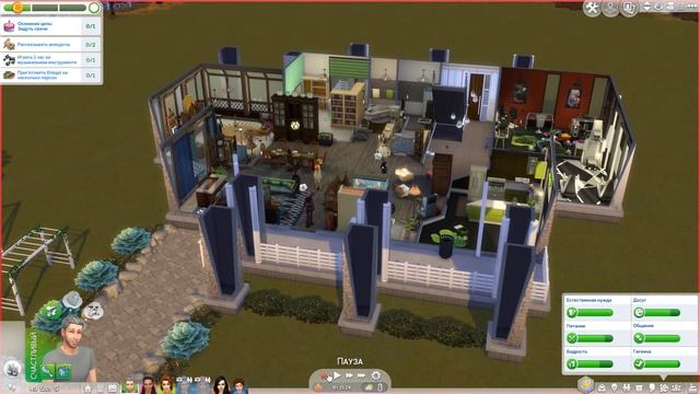 The Sims 4 I Принцессы Диснея I Золушка #14 Тройной день рождения