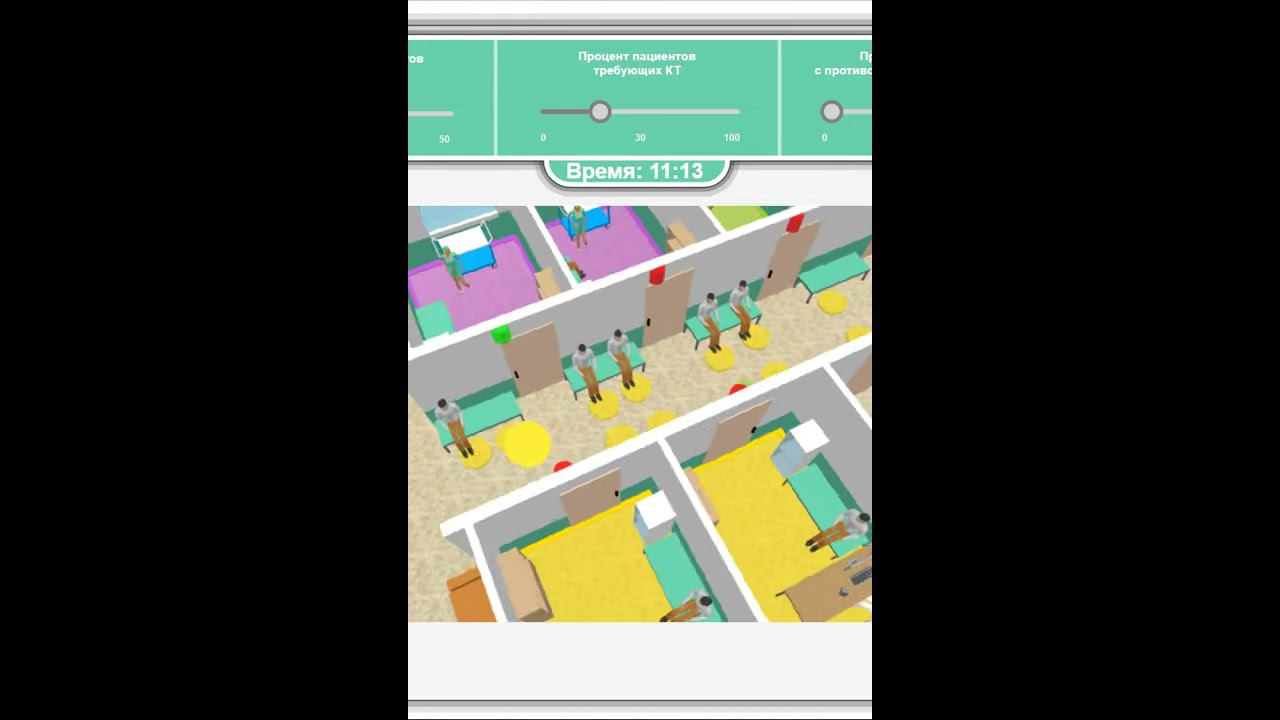 Calculation/Simulation Of Medical Personnel For The COVID19 Vaccination Point In Anylogic. #Shorts