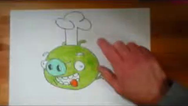 Drawing  Angry Birds Pig
