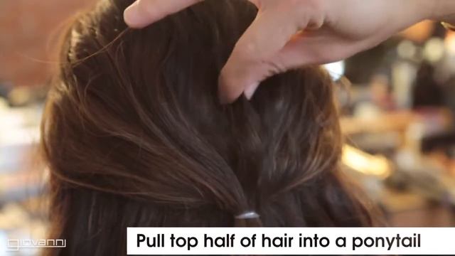 Giovanni Cosmetics Tutorial- Half Up, Half Down