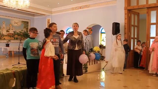 2018 04 15 Пасхальный праздник в Воскресной школе