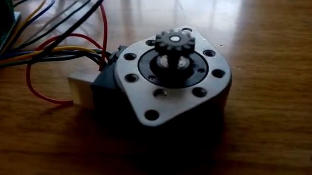 Stepper motor speed control and speed counter