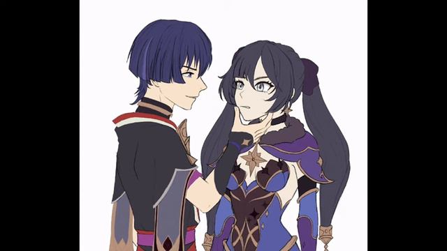 ScaraMona speedpaint  Genshin Impact Scaramouche x Mona