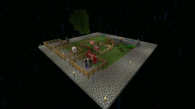 выживание 1-блок скайблок #2 Майнкрафт на телефоне