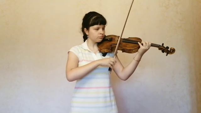 Kateryna Amstibovska. H. Wieniawski. Alla Saltarella.Op. 10 No. 5