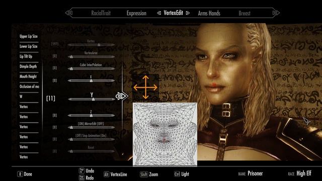 Skyrim Character Creation Let's Create A Realistic Female Character Easily　【High Elf Female】