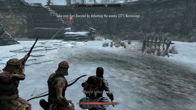 Skyrim Civil War #6 (Imperial), The Battle For Fort Dunstad