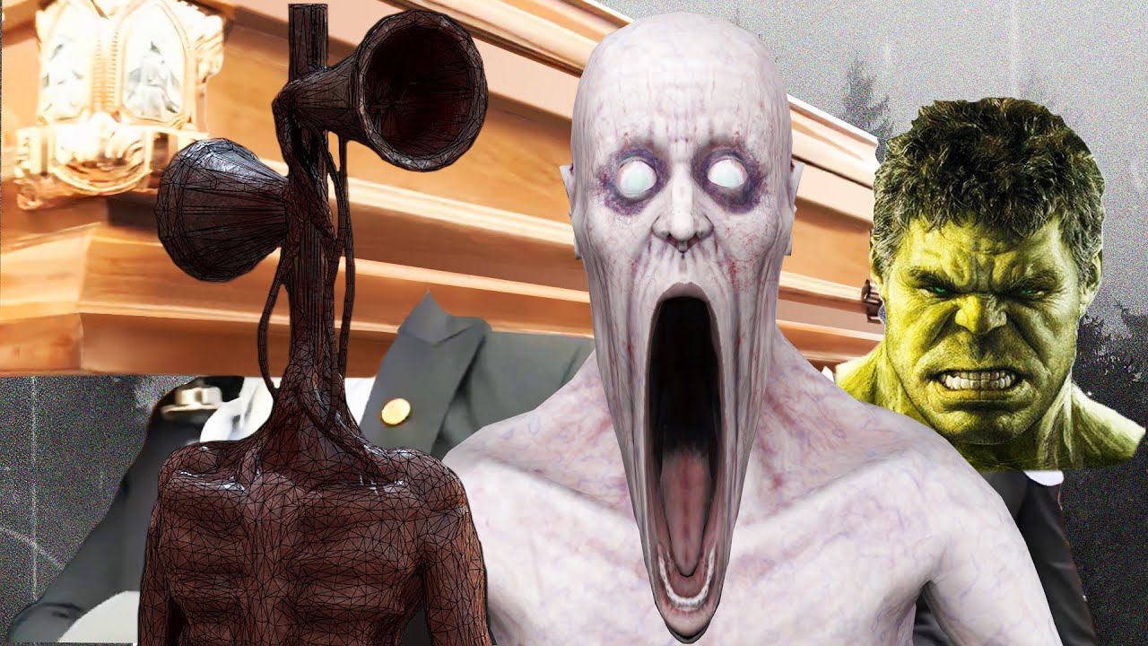 SCP-096 Vs Hulk Vs Siren Head - Coffin Dance Song (Cover)