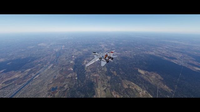 F-14 Попытка выполнить воздушные элементы