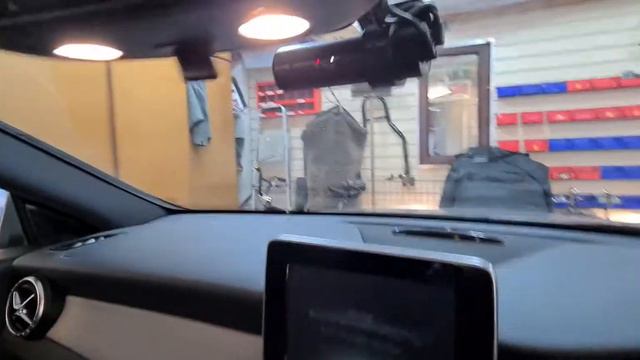 Mercedes Benz CLA Front & Rear Camera Interface onto the NTG5 Factory Screen & 2CH Blackvue Dash Ca