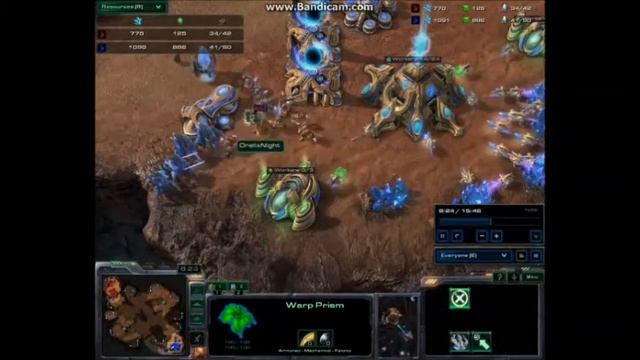StarCraft 2 Warp Rush PVP