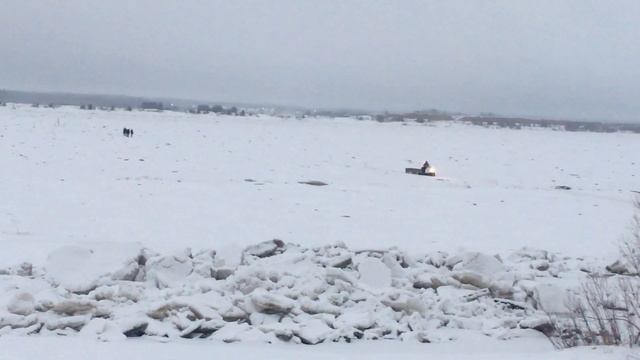 Обстановка на Северной Двине, 18 декабря 2019 года