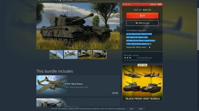 War Thunder BLACK FRIDAY BUNDLE! Is It Worth It?