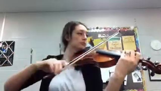 Hot Cross Buns; Advanced Violin