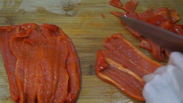 SOPA-CREMA De PIMENTÓN ASADO/Крем-суп из болгарского перца, запечённого на гриле