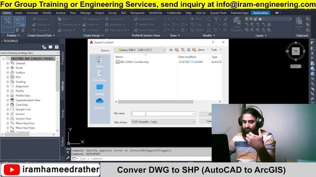 How To Convert DWG File To SHP Or Shape File | AutoCAD To Arc GIS