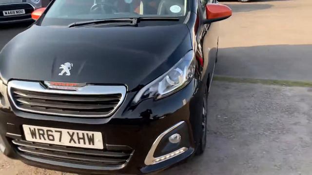 2017 67 Peugeot 108 1.0 Roland Garros Soft Top With Nav