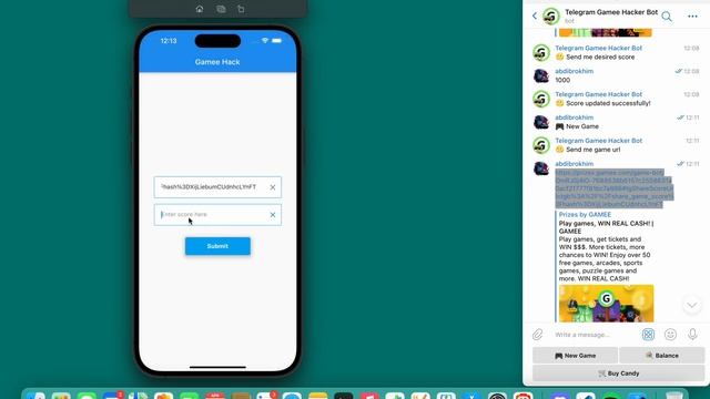 Telegram Gamee Hack  Increase Score  Be first in gamee