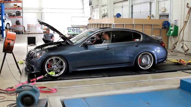 G35 Sport Sedan on the Dyno. (Auto) Video 1