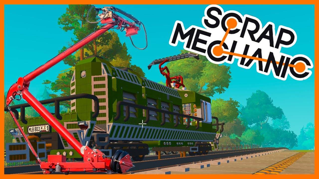 Пантограф, токоприемник, рога  в Scrap Mechanic