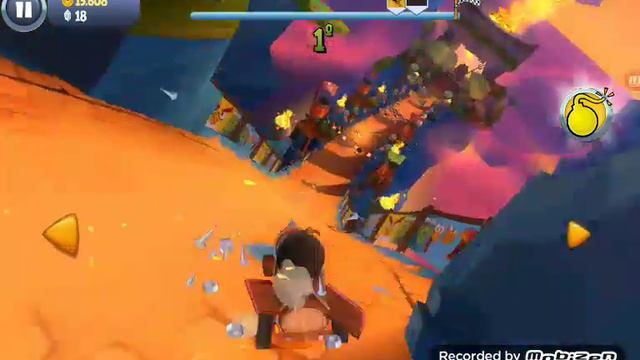 Chefões No Angry Birds Go E A Jenga