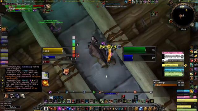 Classic Wow Rogue Feral Skirmish(FAIL TRINKET)