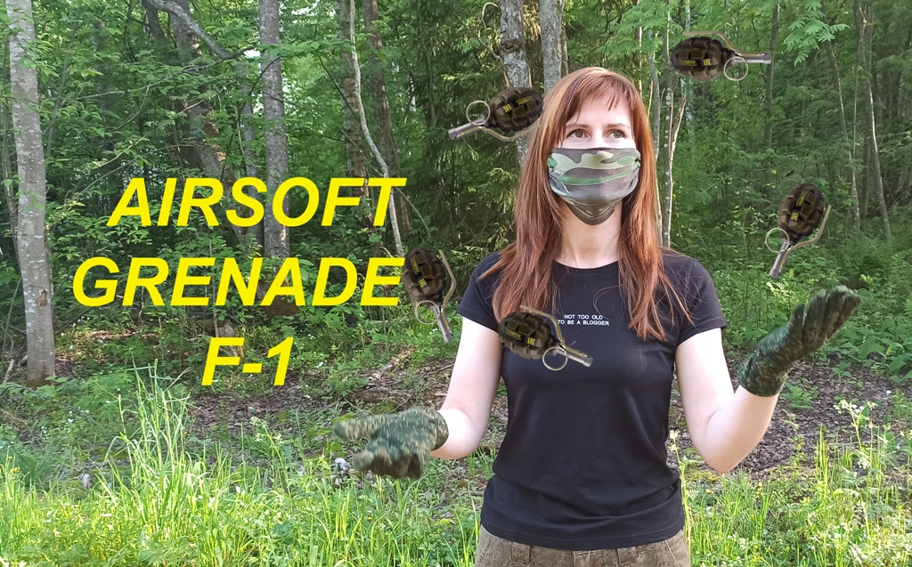 Red Sonja Airsoft: Realistic Airsoft Grenade F1
