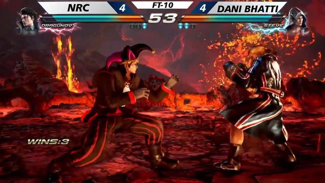 [FT10] NRC (Dragunov) VS Dani (Steve) Tekken 7 Pakistan