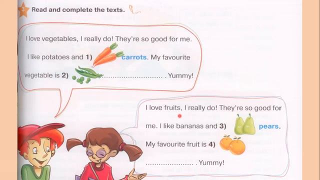 Starlight 2. Module 6. A Sweet Tooth. Page/страница 37, Exercise/упражнение 3