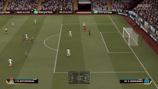 FIFA 21 Gameplay | Lokomotiv Moscou - Marseille | 2021/22