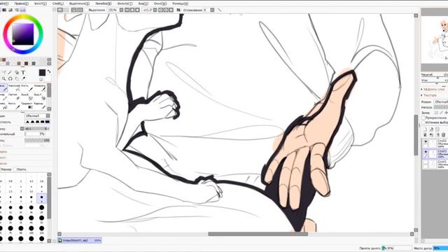 Speedpaint Paint Tool SAI - у меня новости. Щенок. Питомцы. Далматинец.