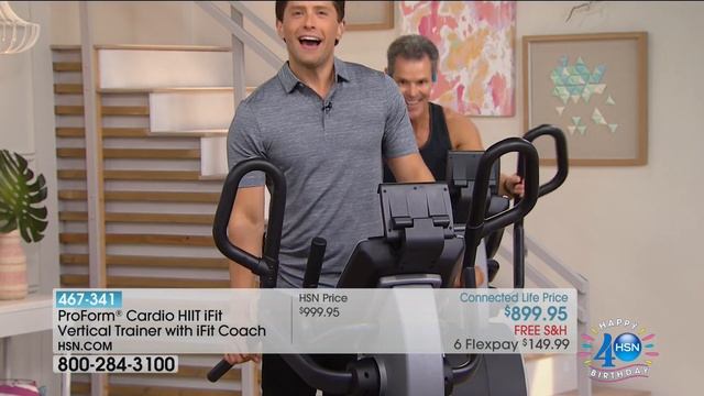 ProForm Cardio HIIT IFit Vertical Trainer W/iFit Coach