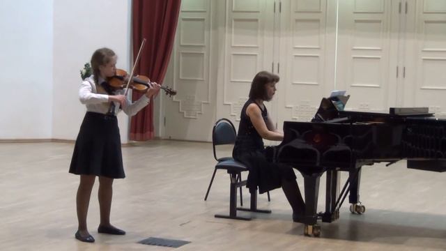 Д.Кабалевский. Концерт для скрипки с оркестром.Исп.Дарья Седых.