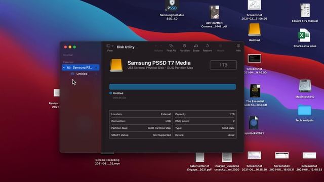 How To Partition Samsung T7 SSD On Mac